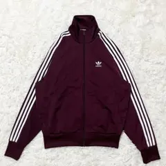 極美品 adidas ファイヤーバード トラックトップ メンズL マルーンのサムネイル