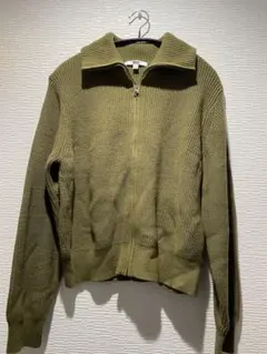 フルジップニットカーディガン