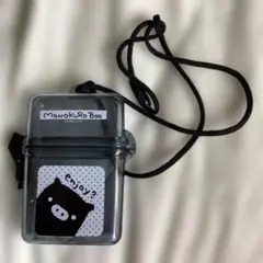 モノクロブー ネックストラップ付きケース