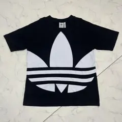 【adidas/アディダス】ビックロゴTシャツ トレフォイル 美品 半袖