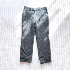 BEAMS HEART ビームスハート　ストレートパンツ　秋冬素材　M グレー