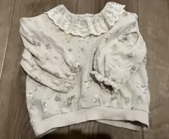 コトリcottoli レース襟トレーナー