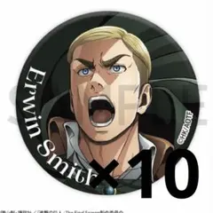 進撃の巨人 WIT Studio 缶バッジ エルヴィン - メルカリ