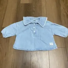 futafuta 大きい襟　トップス　80サイズ