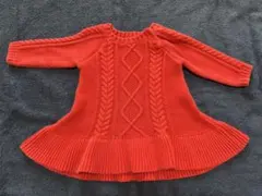 babyGap ケーブルニットセーターワンピース　70cm（6〜12month）