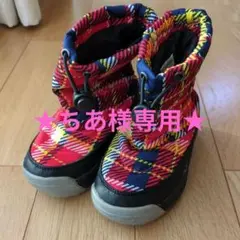 AIRWALK 子ども用 スノーブーツ チェック柄 16.0cm