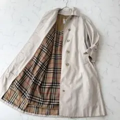 20311✨バーバリー カシミヤリバーコート ダブルフェイス 15 ノバ