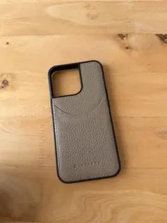 レザー iPhoneケース カードポケット付き　iPhone13pro