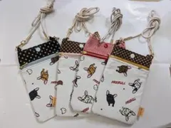 フレブル柄スマホショルダーバッグ