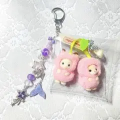 【S052】シルバニアファミリー　赤ちゃん　ケース　持ち運びキーホルダー