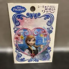 ディズニー フローズン アナ ワッペン
