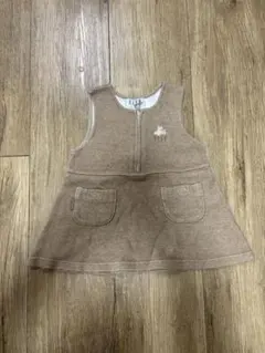 ELLE ジャンバースカート 95cm ブラウン