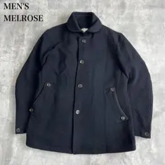 メンズメルローズ【L】ショートコート ジャケット スタンドカラー 着脱ライナーのサムネイル