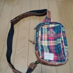 AROCK LIFE チェック柄 スリングバッグ