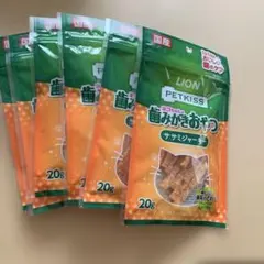 LION PETKISS ネコちゃんの歯みがきおやつササミジャーキー20g×6個のサムネイル