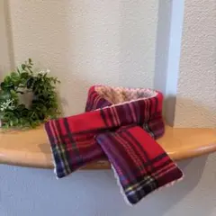 あっちゃん様専用　コンパクトマフラー　ハンドメイド