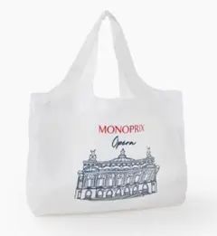 【希少】モノプリ 上品♡エコバッグ パリ オペラ座 限定デザイン