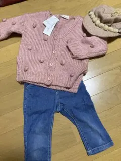 新品未使用⭐︎ぼんぼんカーディガン⭐︎韓国子供服
