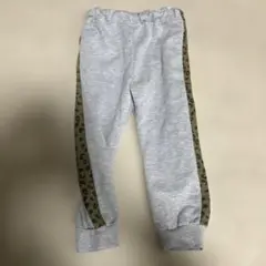 ヒョウ柄サイドライン グレー パンツ 95