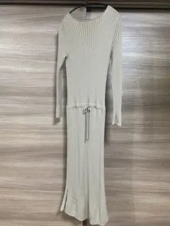 nano UNIVERSE⭐️ナノユニバース ベージュ ニットワンピース