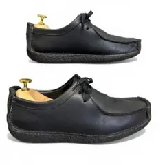 【未使用級】Clarks クラークス■ナタリー■オールブラック【25.5cm】