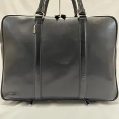 【美品】 ポールスミス マルチストライプ ビジネスバッグ ブリーフケース レザー