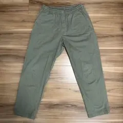 【極美品】ユニクロ イージーリラックスアンクルパンツ M カーキ オリーブ