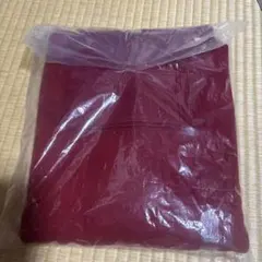 今期　カシミアタートルネックセーター　赤　3XL