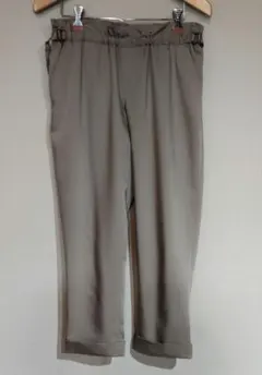 22OCTOBRE グレー カジュアルパンツ 調整可能ウエストのサムネイル