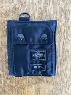 PORTER × ACE HOTEL コラボ財布　ブラック 二つ折り 未使用のサムネイル