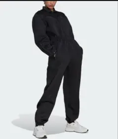 L 極美品adidas アディダス　レディース　セットアップ　ジャンプスーツ