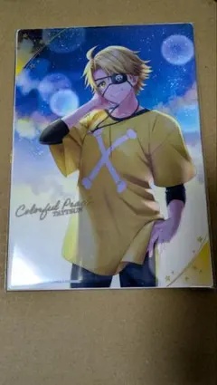 カラフルピーチ　クリアポスター２(ガシャポン)　たっつん