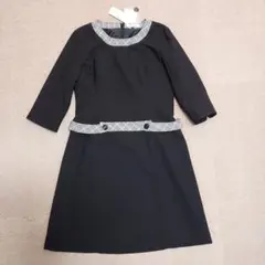 新品未使用　en joie　日本製　オフィス 事務服 ワンピース　サイズ15号のサムネイル