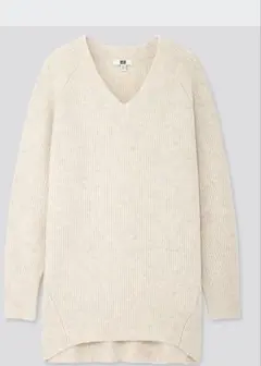 UNIQLOスフレヤーン　Vネックチュニック　S