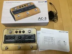 ZOOM AC-3 アコースティックギター　プリアンプ　エフェクターのサムネイル