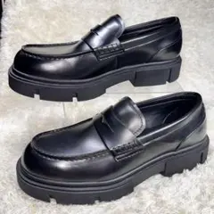 ZARA ザラ 厚底 ローファー マキシソール 【入手困難】黒 28.5cm