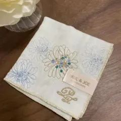 PAUL & JOE 刺繍ミニガーゼハンカチ