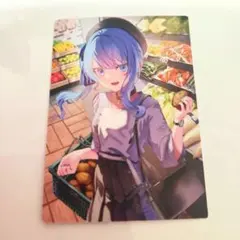 ホロライブ 星街すいせい カレー お買い物 星街すいせい カード　ほろらいぶ