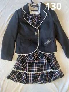 ヒロミチナカノ　ジャケットスカート セット　フォーマルスーツ、ドレス130