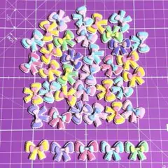 【新品】デコパーツ プラパーツ りぼん リボン 38個 まとめ売り