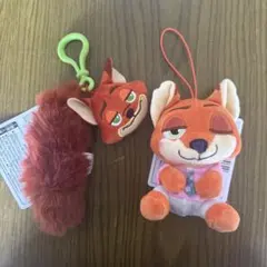 ニック・ワイルド＆ジュディ・ホップス ぬいぐるみマスコット - メルカリ