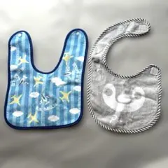 【美品】ブルーインパルス　スタイ　よだれかけ