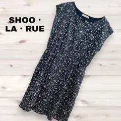 【SHOO・LA・RUE】小花柄 フレンチスリーブ ウエストゴム ワンピースのサムネイル