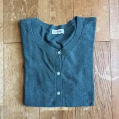 Samansa Mos2 半袖カーディガン グリーン Mのサムネイル