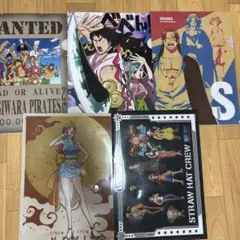 ワンピース　クリアファイル　5枚セット
