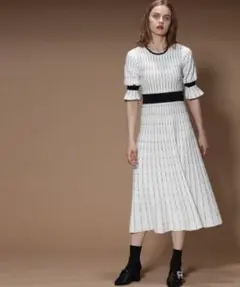 【グレースコンチネンタル】ニット　ロングワンピース