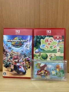 マリオカート ワールド & ぽこあポケモン 特典　アクリルスタンド付き　セット