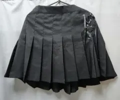 レディース スカート ミニスカート プリーツスカート 量産型 リボン 黒