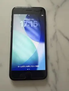 Apple iPhone se2ブラック バッテリー83%