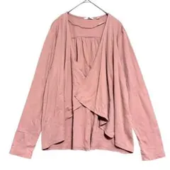 UNIQLO ユニクロ　UVカット ストールカーディガン　ピンク　XL